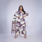 Lavender Bloom Kurti and Palazzo Set