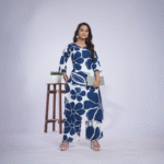 Royal Bloom Kurti and Palazzo Set